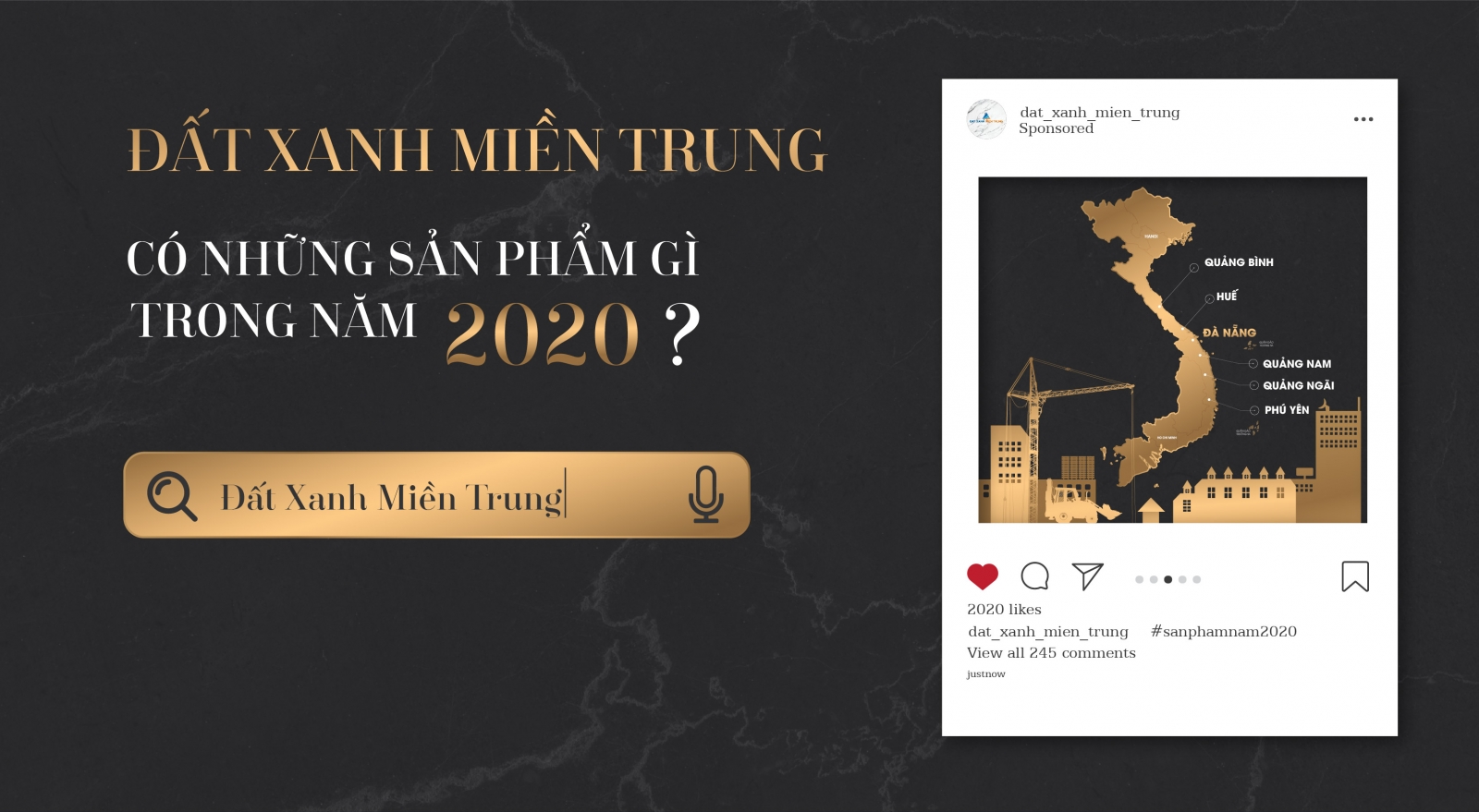 Đất Xanh Miền Trung có những sản phẩm gì trong năm 2020?
