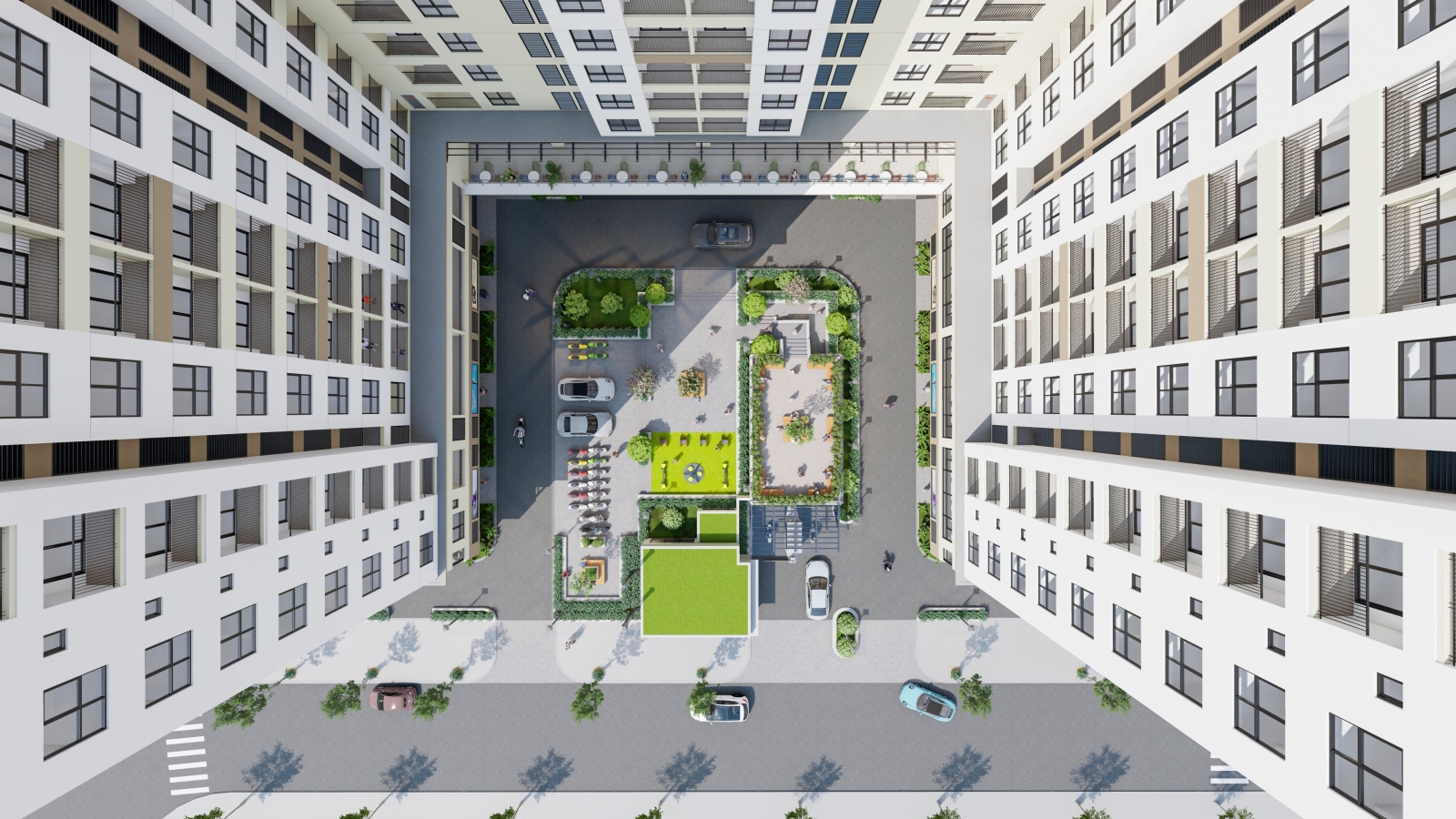 phoi canh chung cu fpt plaza 2