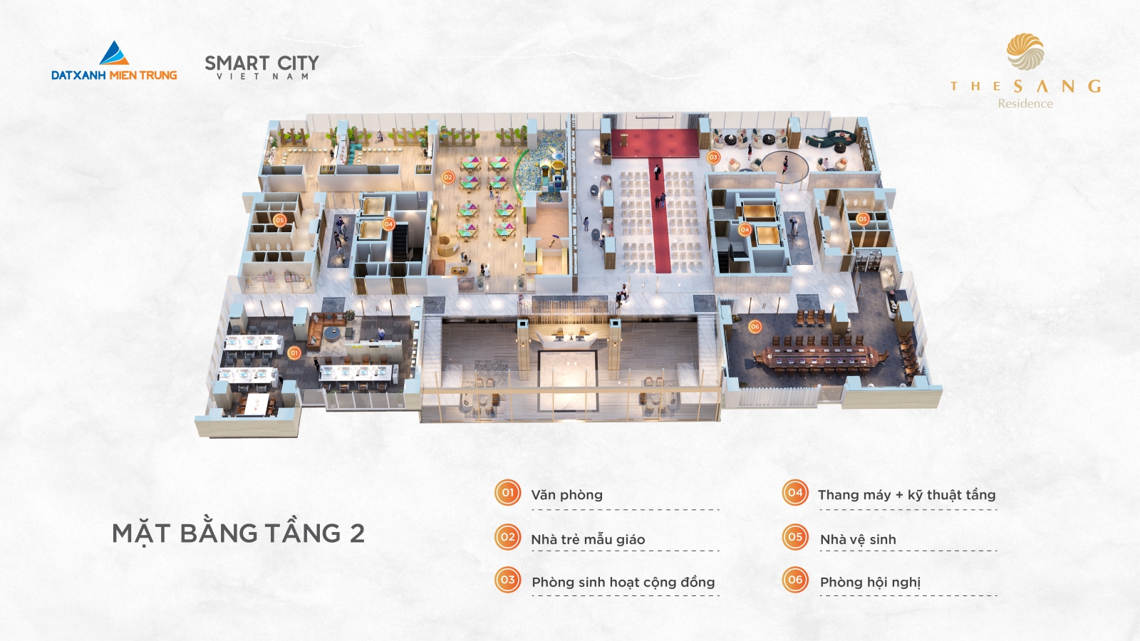 mat bang tang 2 the sang residence