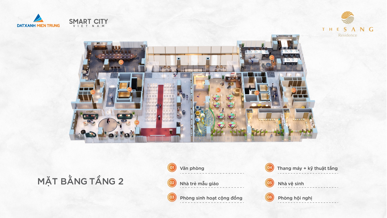 mat bang tang 2 the sang residence